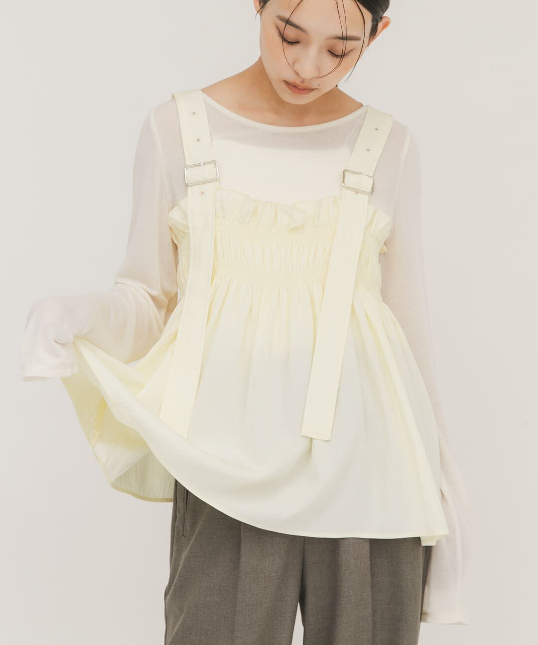  「フリルギャザービスチェ」|その他|