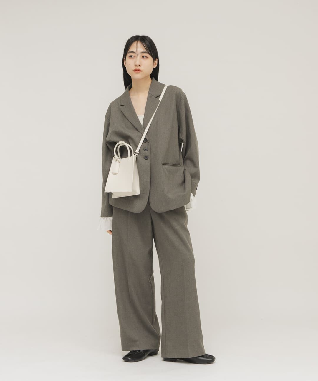  「チャーム付きスクエアミニBAG」|ハンドバッグ|