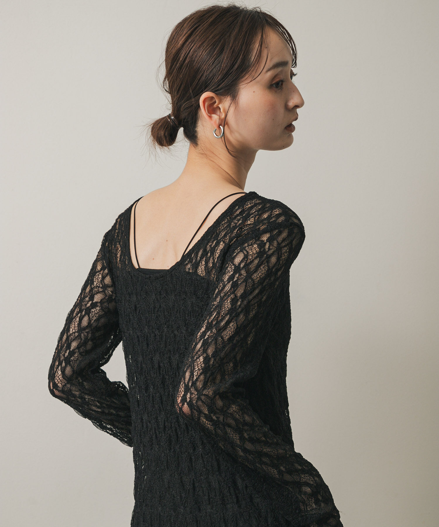 SENSE OF PLACE by URBAN RESEARCH「バックオープンレイヤードレースワンピース」|ワンピース|