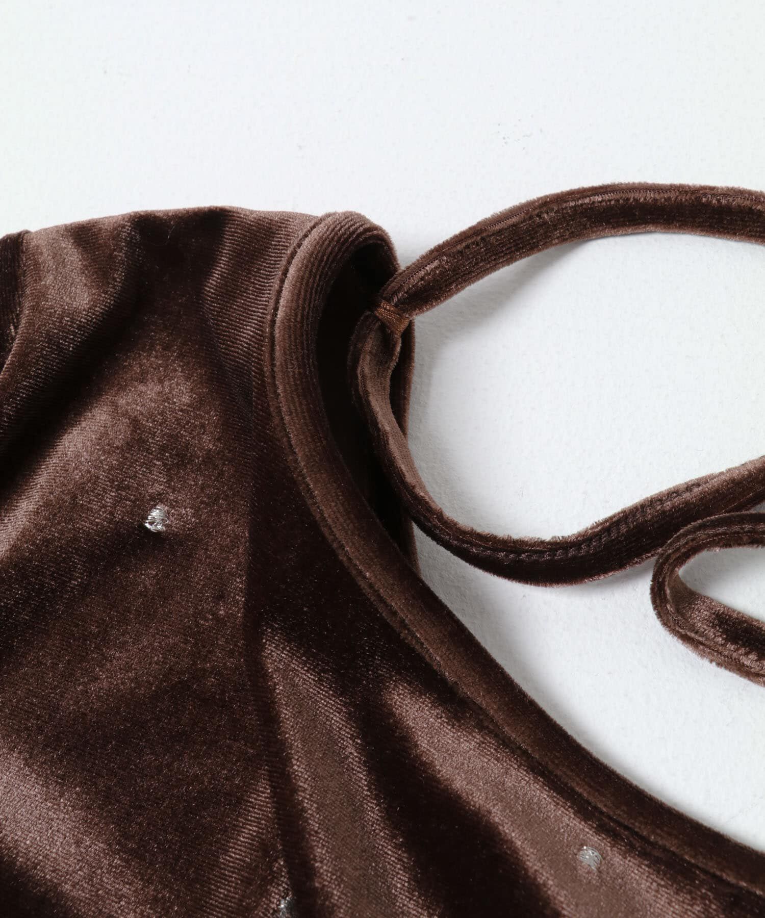 SENSE OF PLACE by URBAN RESEARCH「ドットシシュウベロアワンピース」|ワンピース|