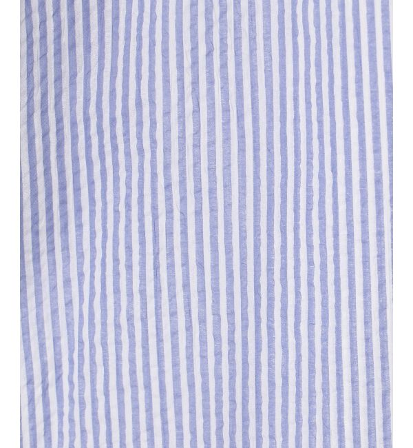 le.coeur blanc「ストライプフリルカラーブラウス」|シャツ・ブラウス|