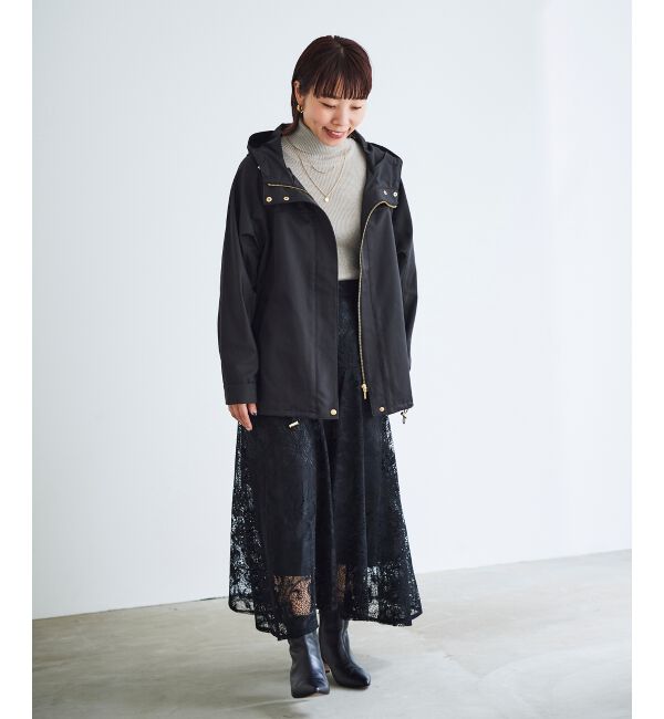 le.coeur blanc「ガーデンレースイレヘムスカート」|フレア|