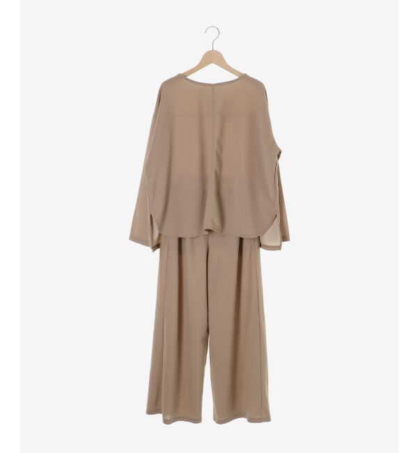  「《WEB限定アイテム》2点セット ライトジョーゼットセットアップ」|ワンピース|