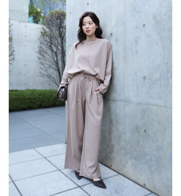  「《WEB限定アイテム》2点セット ライトジョーゼットセットアップ」|ワンピース|