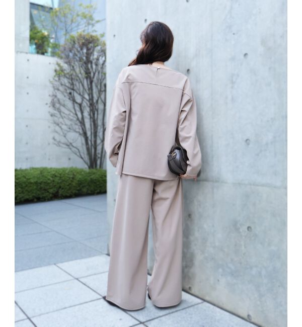  「《WEB限定アイテム》2点セット ライトジョーゼットセットアップ」|ワンピース|