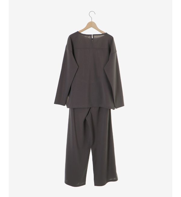  「《WEB限定アイテム》2点セット ライトジョーゼットセットアップ」|ワンピース|