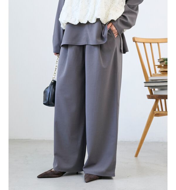  「《WEB限定アイテム》2点セット ライトジョーゼットセットアップ」|ワンピース|