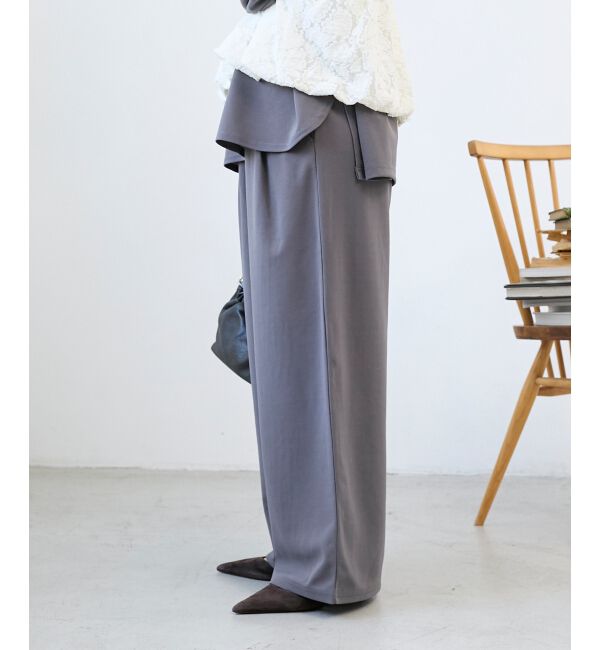  「《WEB限定アイテム》2点セット ライトジョーゼットセットアップ」|ワンピース|