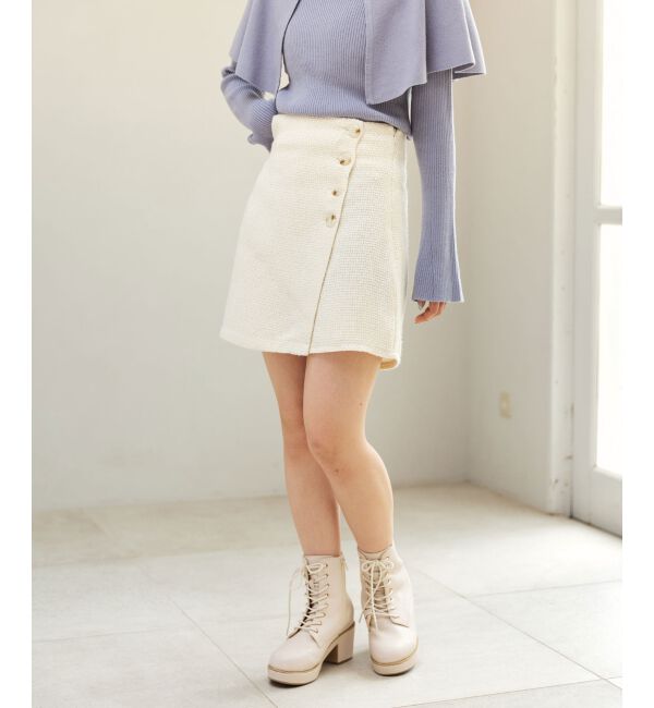 MAJESTICLEGON「ツイードスカショーパン」|キュロット|