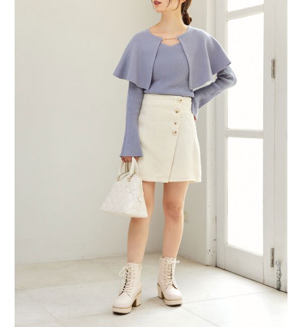 MAJESTICLEGON「ツイードスカショーパン」|キュロット|