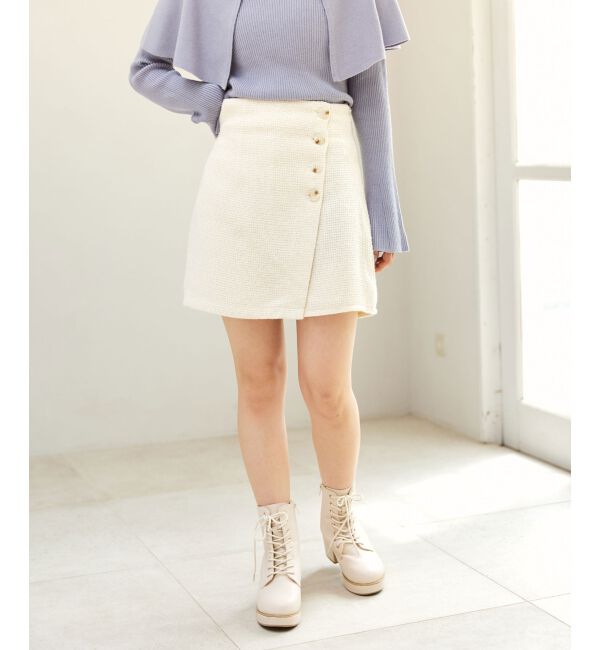 MAJESTICLEGON「ツイードスカショーパン」|キュロット|