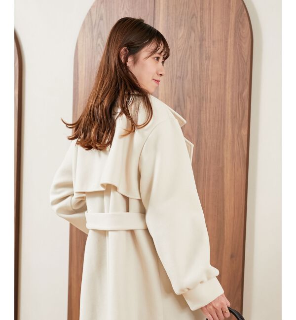 MAJESTICLEGON「バックデザインチェスターコート」|チェスターコート|