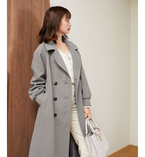 MAJESTICLEGON「バックデザインチェスターコート」|チェスターコート|