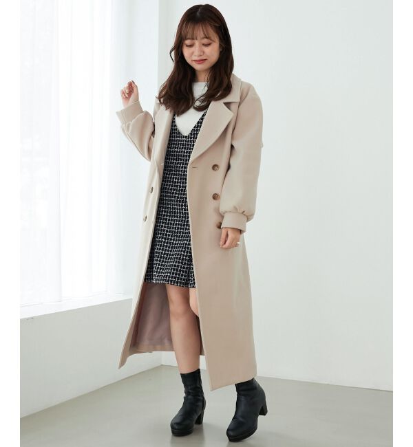 MAJESTICLEGON「バックデザインチェスターコート」|チェスターコート|