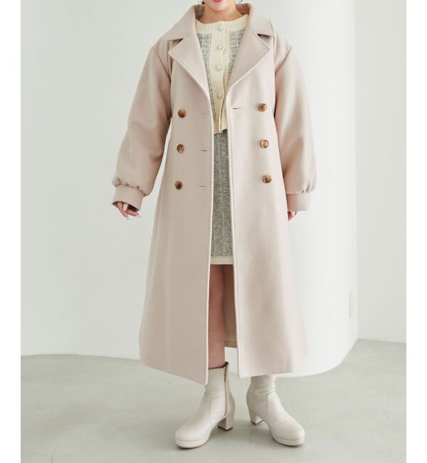 MAJESTICLEGON「バックデザインチェスターコート」|チェスターコート|