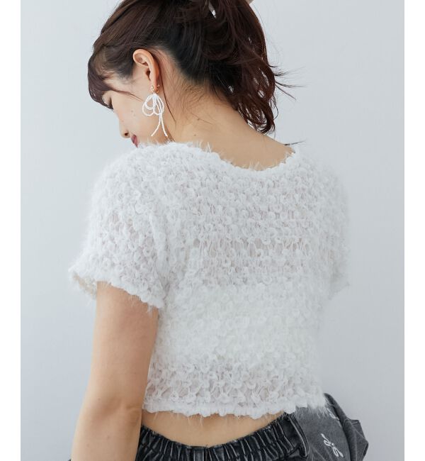 MAJESTICLEGON「アソートビジューシャーリングT」|Tシャツ・カットソー|