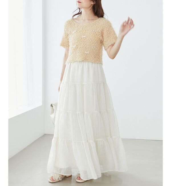 MAJESTICLEGON「アソートビジューシャーリングT」|Tシャツ・カットソー|