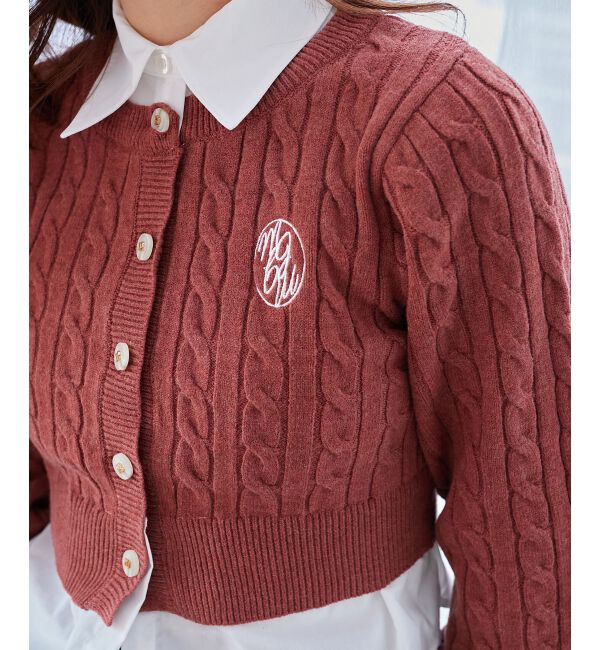 MAJESTICLEGON「シャツドッキングニット」|ニット・セーター|