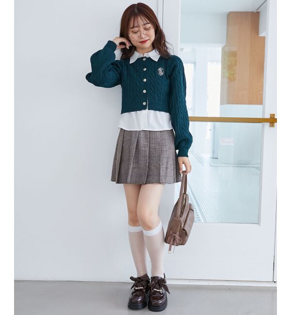 MAJESTICLEGON「シャツドッキングニット」|ニット・セーター|