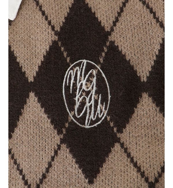 MAJESTICLEGON「シャツドッキングニット」|ニット・セーター|