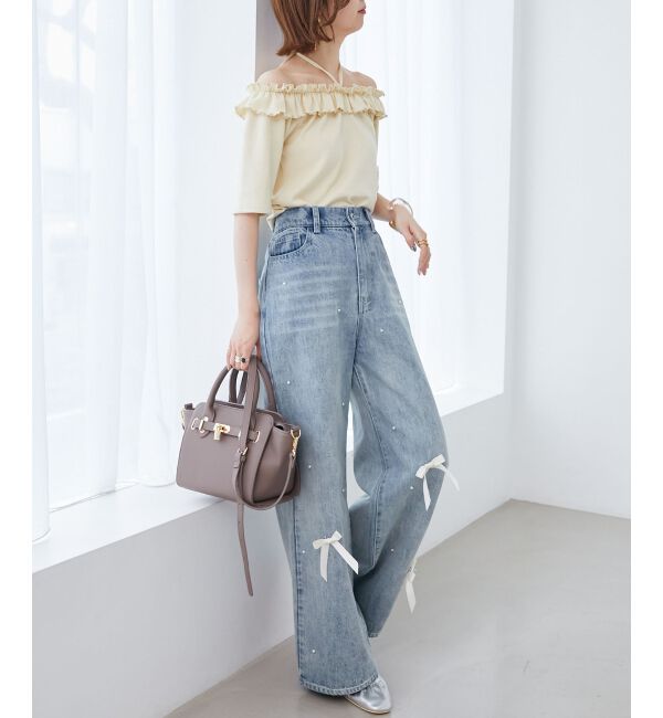  「マルチwayチョーカーフリルトップス」|Tシャツ・カットソー|