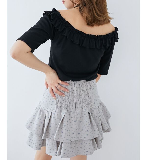  「マルチwayチョーカーフリルトップス」|Tシャツ・カットソー|