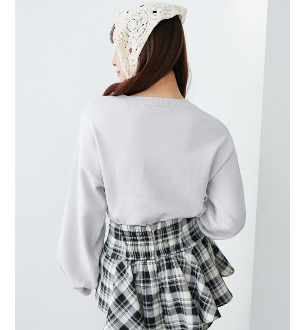  「オメカシにゃんずリボンニット」|ニット・セーター|