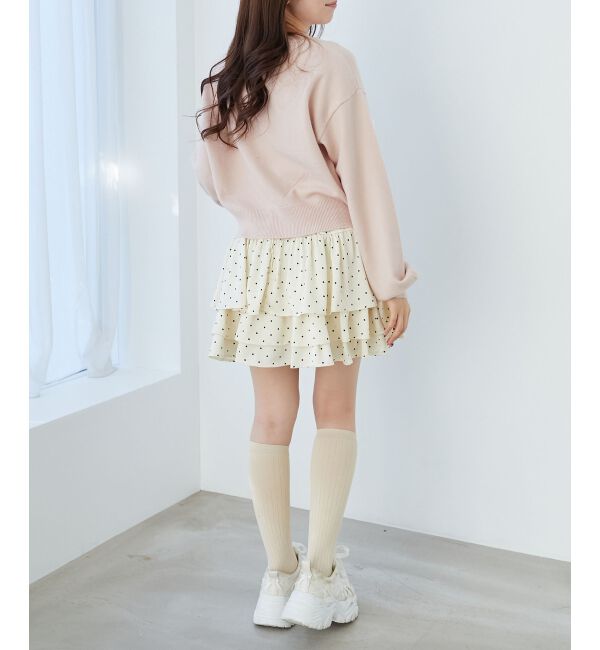  「オメカシにゃんずリボンニット」|ニット・セーター|