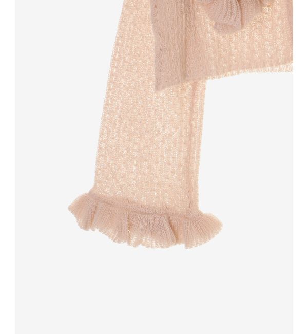  「キャミセットビッグカラーフリルカーデ」|カーディガン|