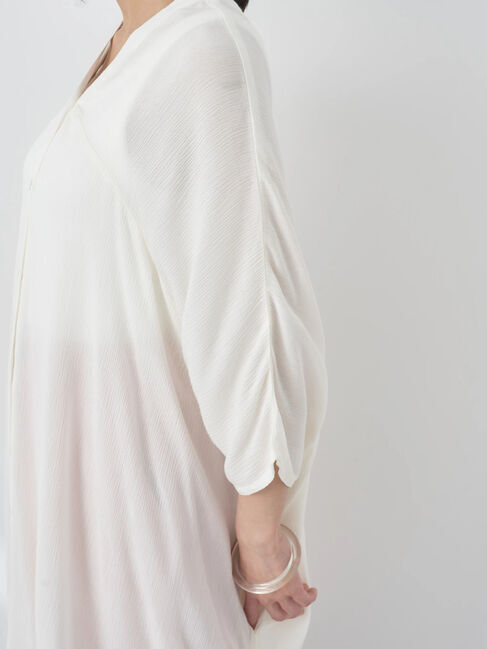 earth music&ecology「レーヨンビッグシャツチュニック」|チュニック|