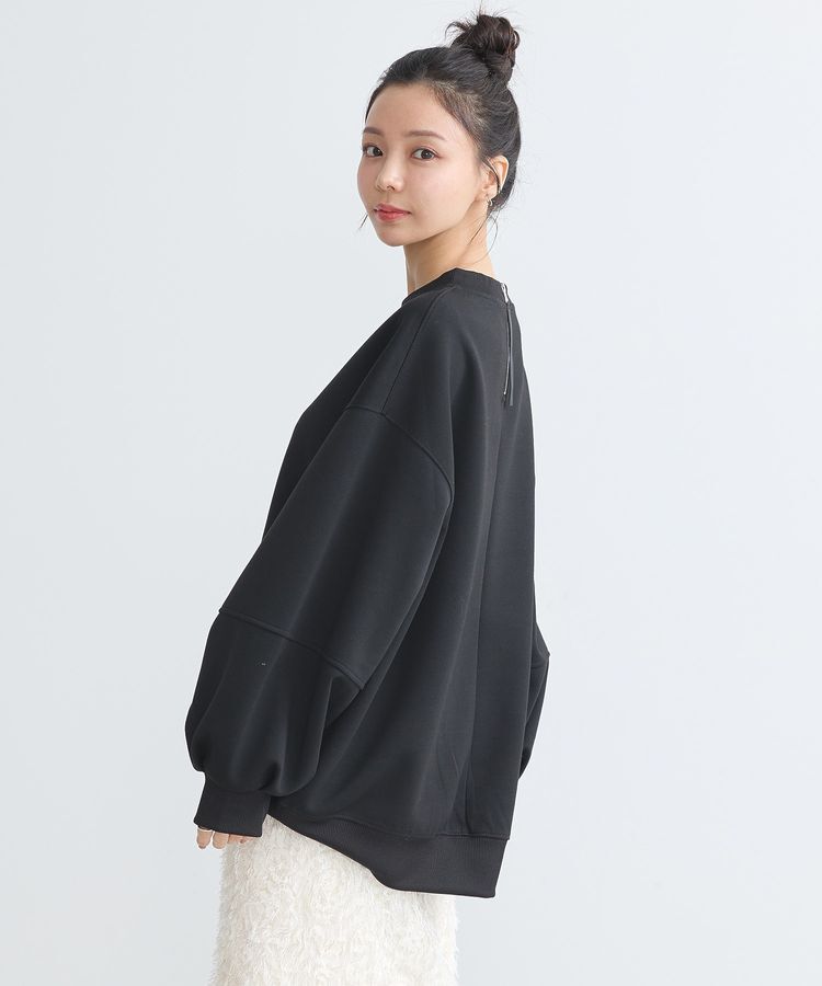 earth music&ecology「ダンボールニットバックZIPチュニック」|チュニック|