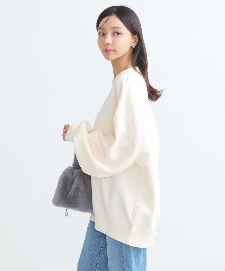 earth music&ecology「ダンボールニットバックZIPチュニック」|チュニック|