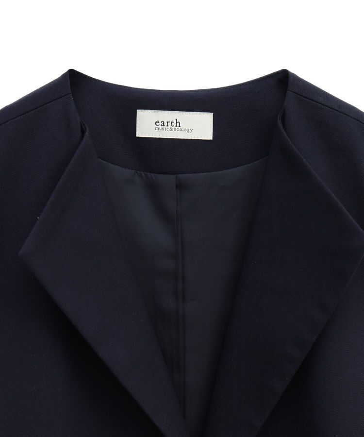 earth music&ecology「ミドル丈ジレ」|ベスト・ジレ|