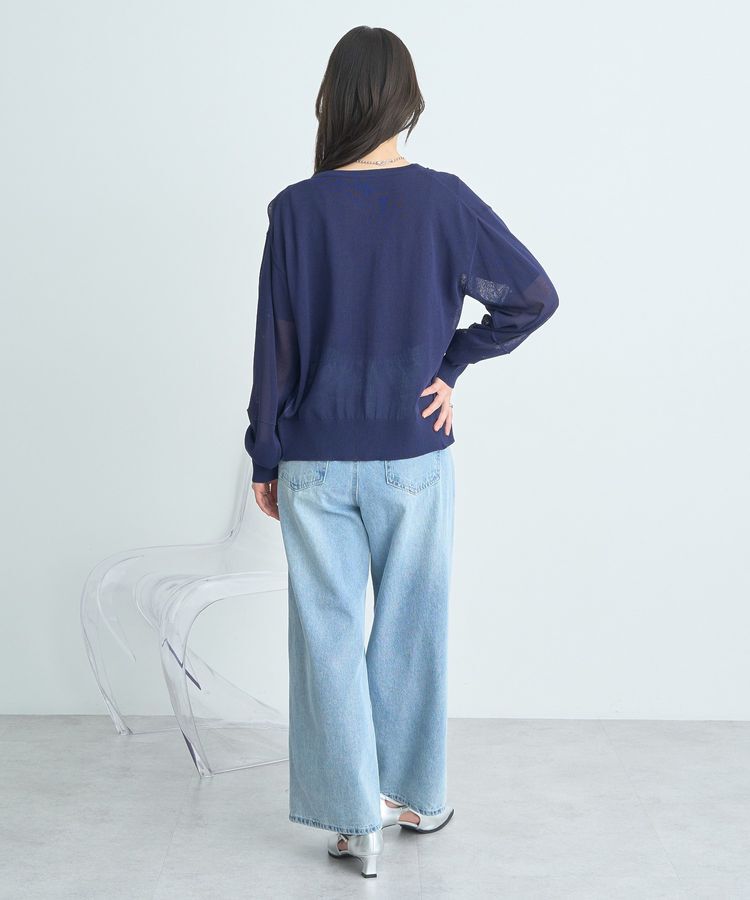 earth music&ecology「SET2点シアーニットプルオーバー＋カーディガン」|カーディガン|