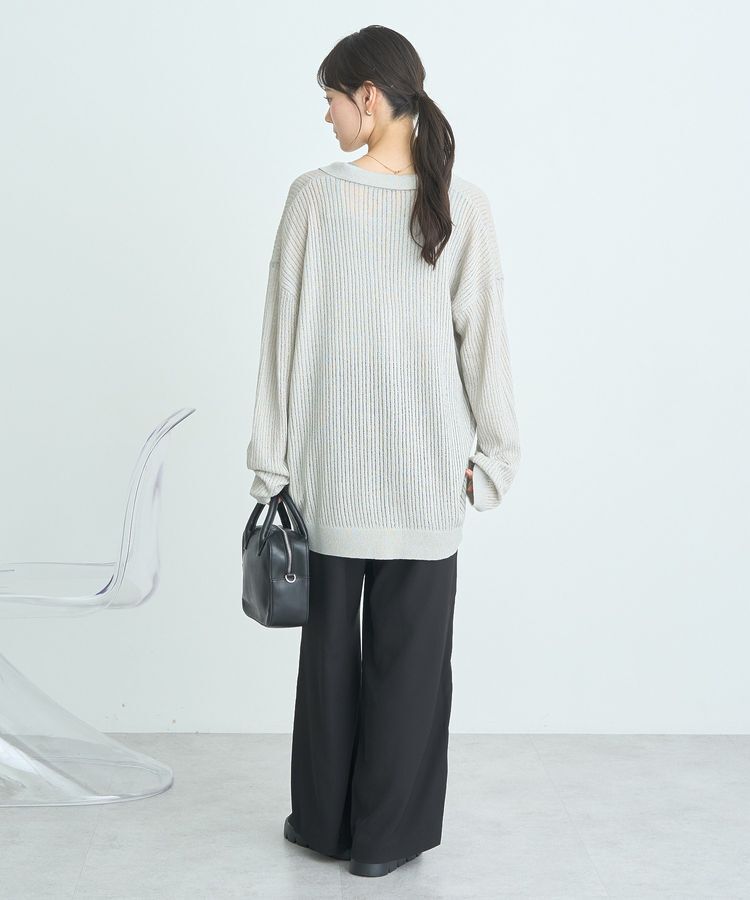 earth music&ecology「スキッパールーズカーディガン」|カーディガン|