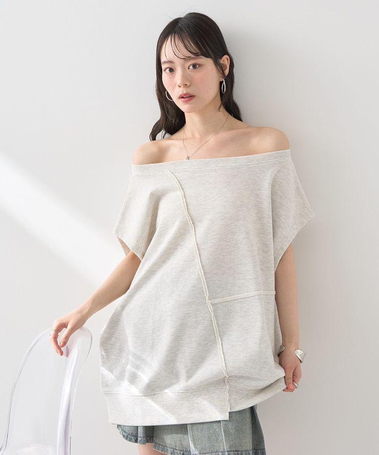 earth music&ecology「マルチウェイリメイク風プルオーバー」|スウェット・ジャージ|