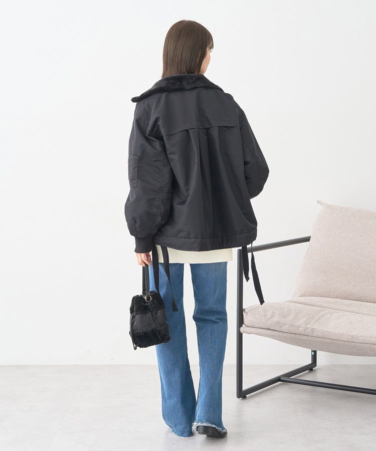 earth music&ecology「リバーシブルMA-1」|ブルゾン・スタジャン|