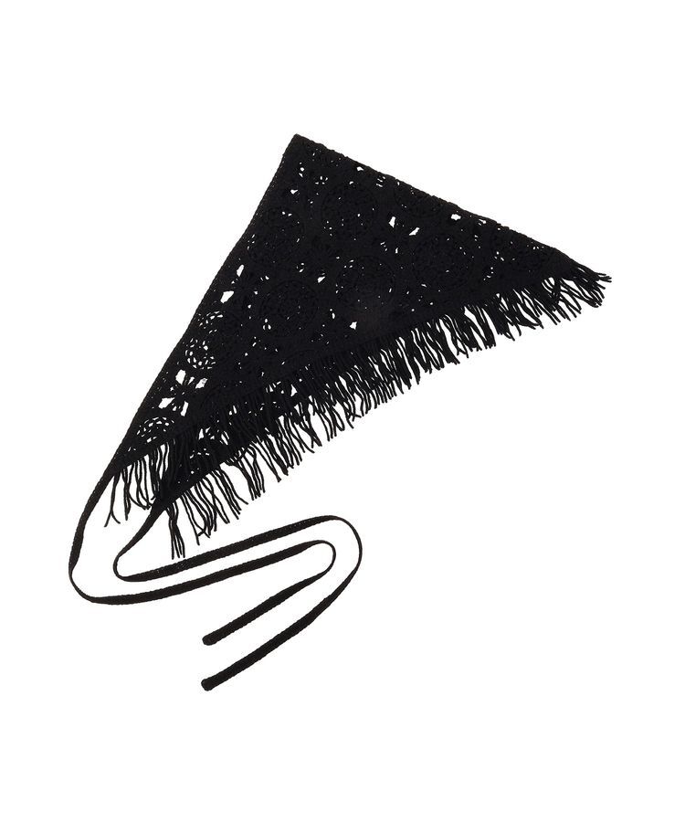 earth music&ecology「マルチクロシェスカーフ」|バンダナ・スカーフ|