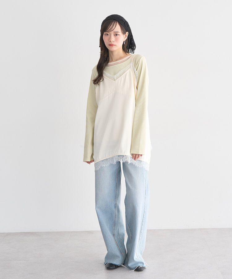 earth music&ecology「マルチクロシェスカーフ」|バンダナ・スカーフ|