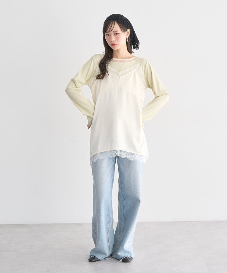 earth music&ecology「マルチクロシェスカーフ」|バンダナ・スカーフ|