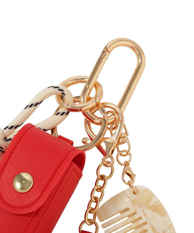 earth music&ecology「リップケース付きマルチハートチャーム」|モバイルケース|