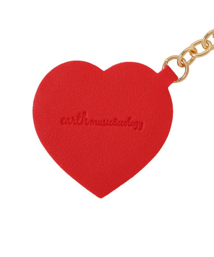 earth music&ecology「リップケース付きマルチハートチャーム」|モバイルケース|