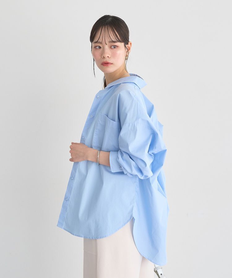 earth music&ecology「バックツイストオーバーシャツ」|シャツ・ブラウス|