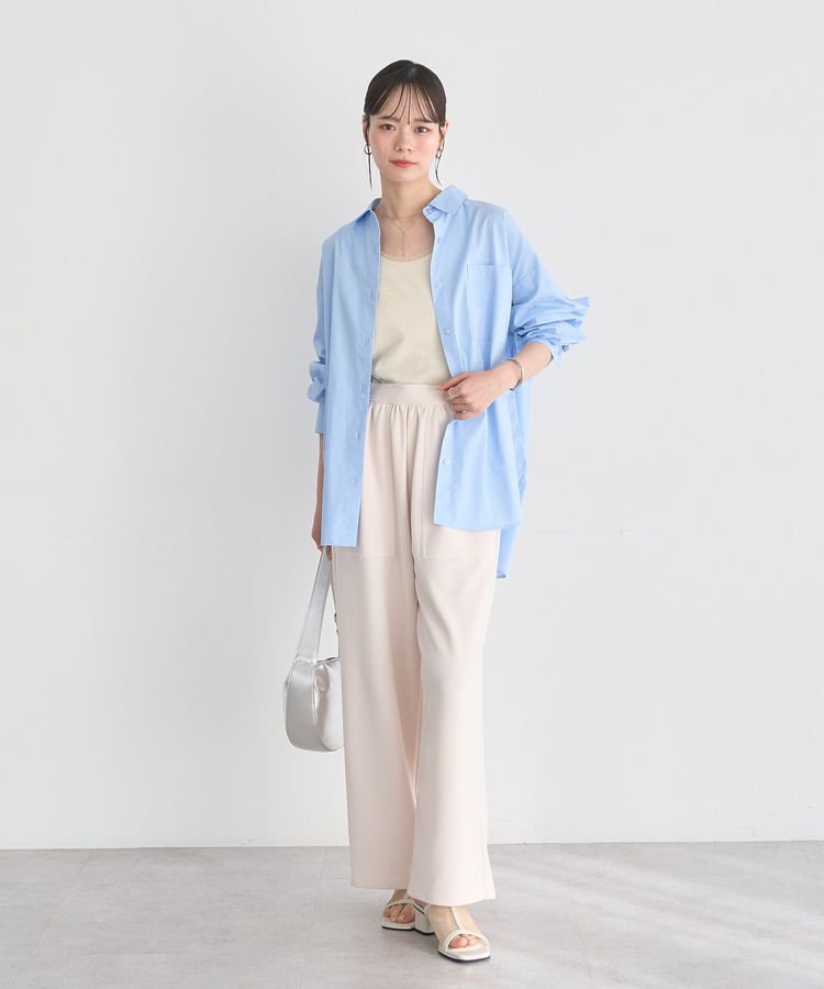 earth music&ecology「バックツイストオーバーシャツ」|シャツ・ブラウス|