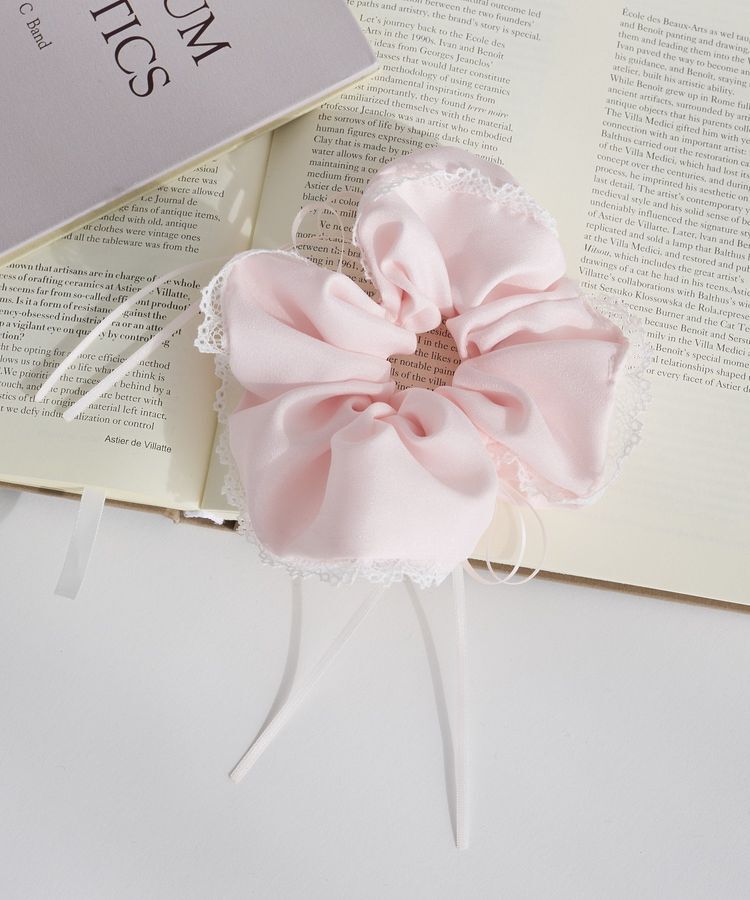 Maison de FLEUR「レースリボンシュシュ」|その他|ピンク