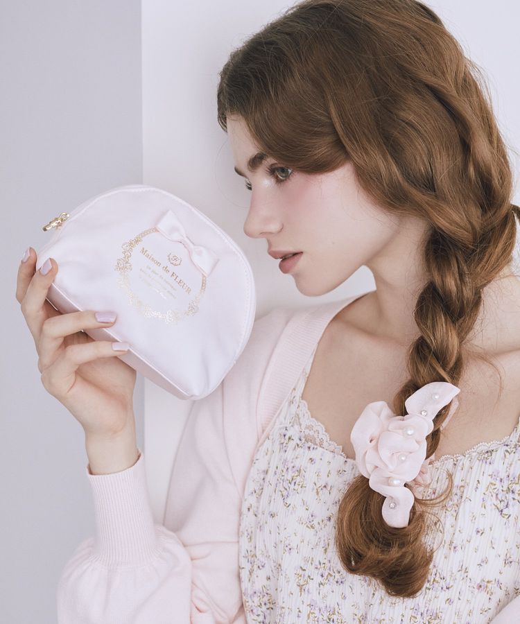 Maison de FLEUR「オーガンジーパールエアリーバンスクリップ」|その他|