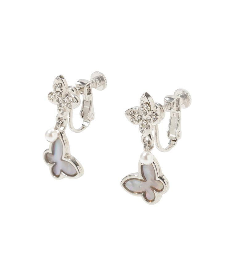 Maison de FLEUR「バタフライシェルイヤリング」|イヤリング|