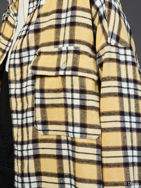  「バックプリントチェックシャツ/Mickey」|シャツ・ブラウス|