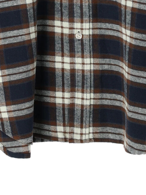  「バックプリントチェックシャツ/Mickey」|シャツ・ブラウス|