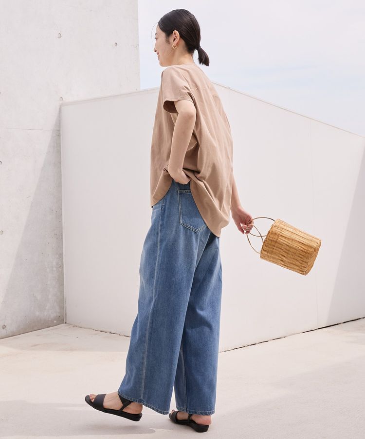 AMERICAN HOLIC「フレンチスリーブ後切替プルオーバー」|Tシャツ・カットソー|